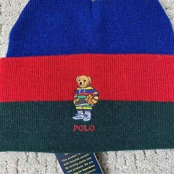 Polo Ralph Lauren Basketball Bear Beanie - Picture 4 of 6